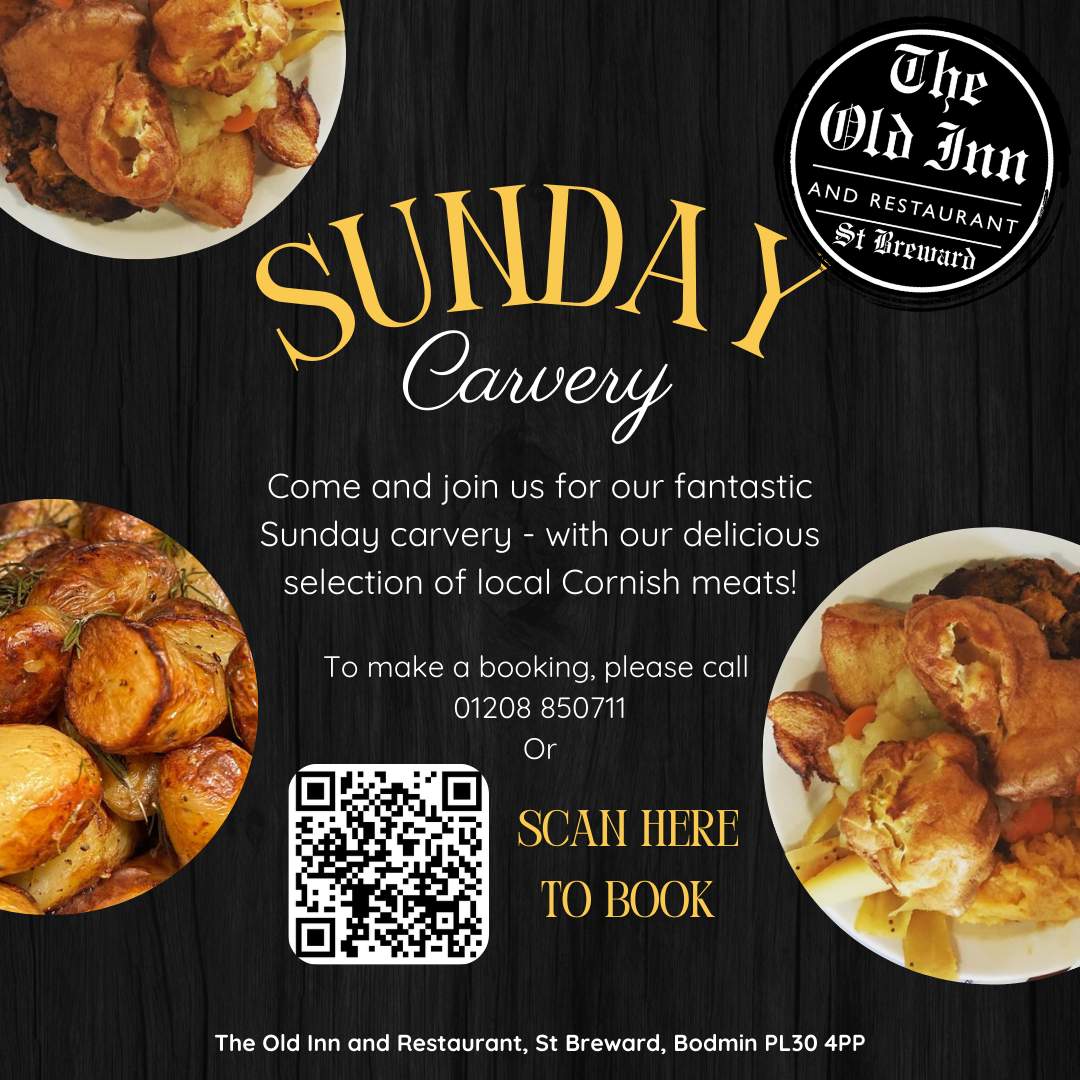 Live events at The Old Inn & Restaurant, St Breward