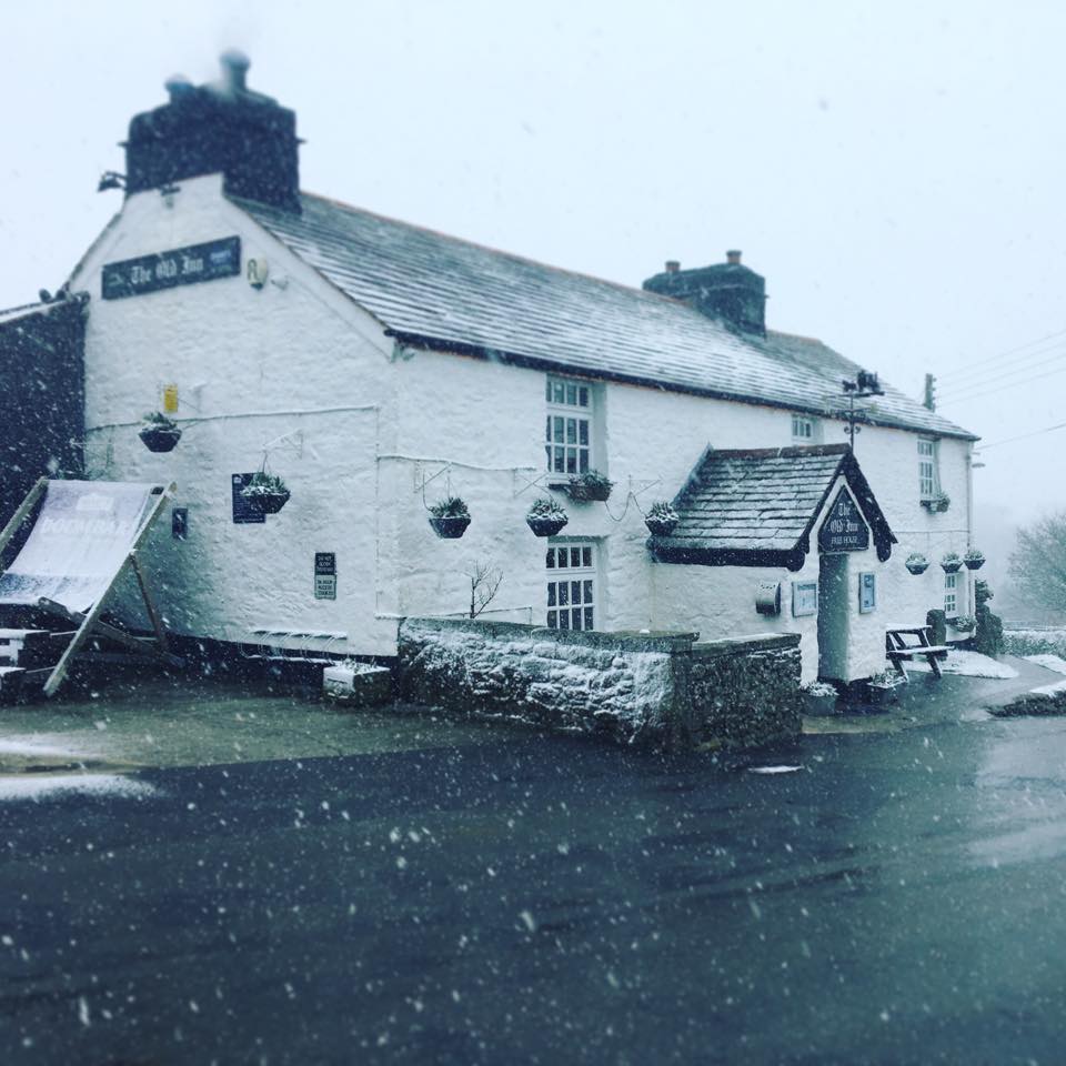The Old Inn in winter, St Breward